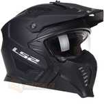 LS2 Drifter Czarny Mat Uniwersalny kask na każde moto daszek otwarty