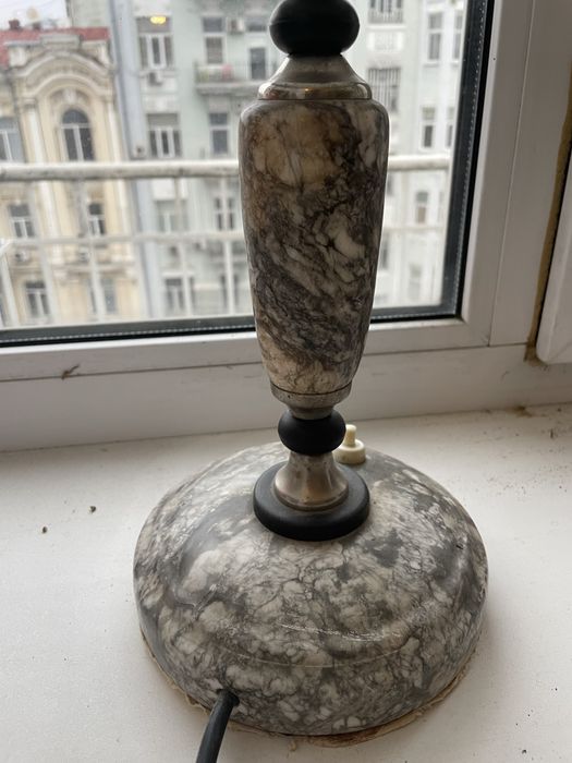 Лампа винтаж, ідеальнтй стан! Мармурова