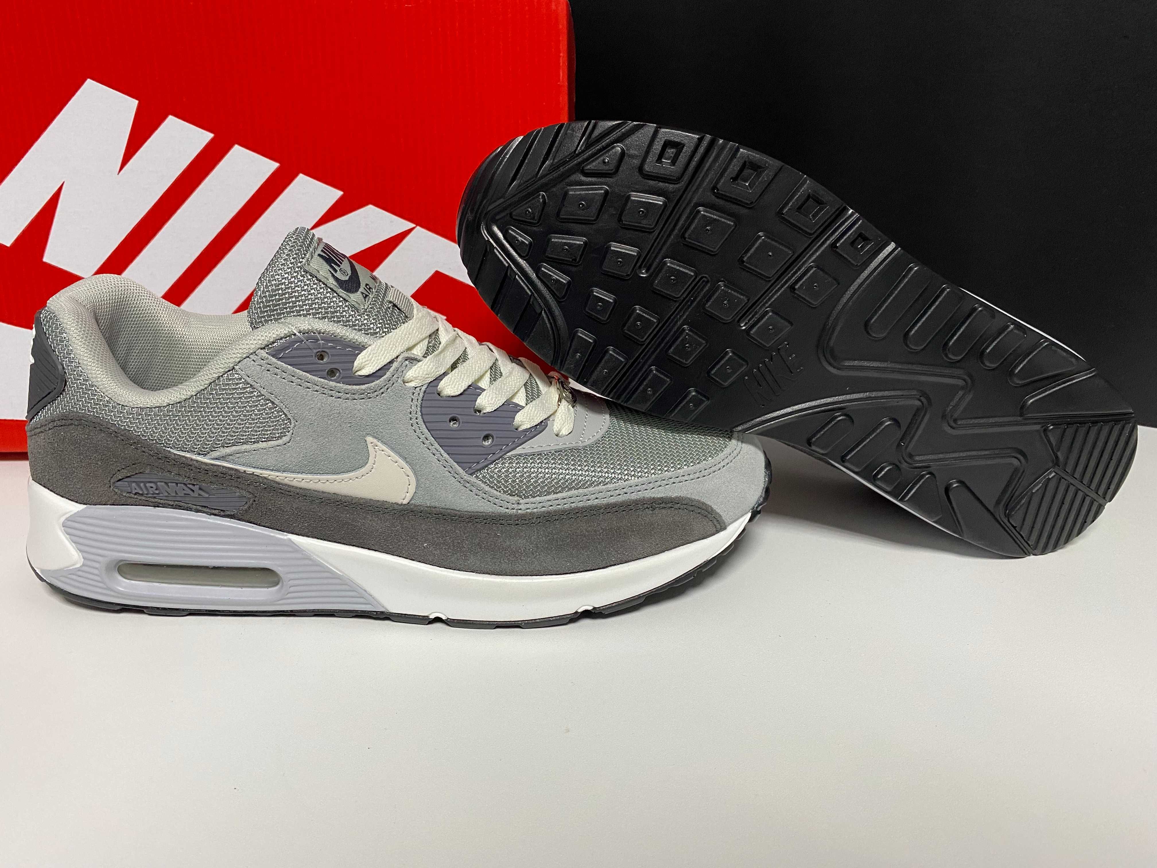 Кросівки Nike Air Max 90 grey (41-46) код 55