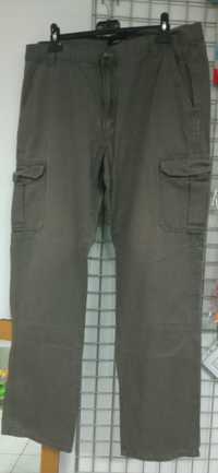 Spodnie dżinsowe szare 54