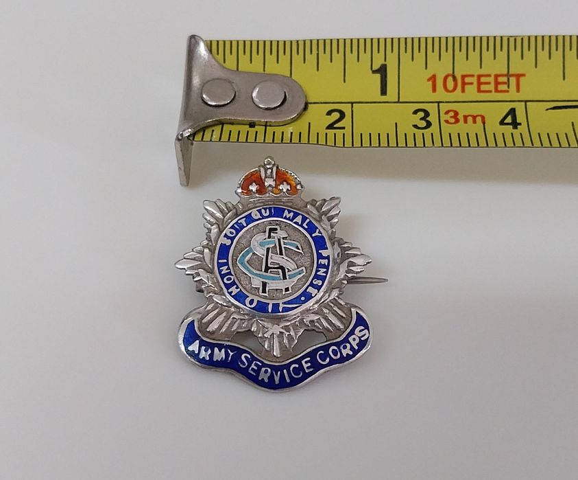Pin em prata Segunda Guerra Mundial Royal Army