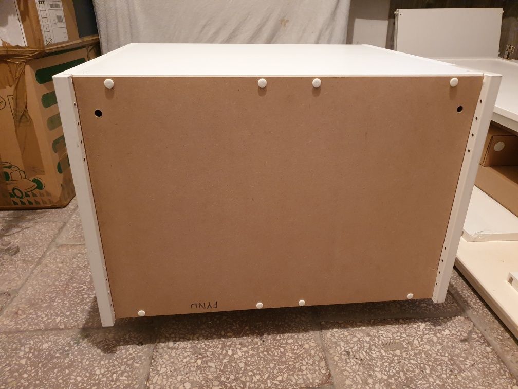 Szafka Ikea Platsa 60x40 Sannidal 40x60 Biała