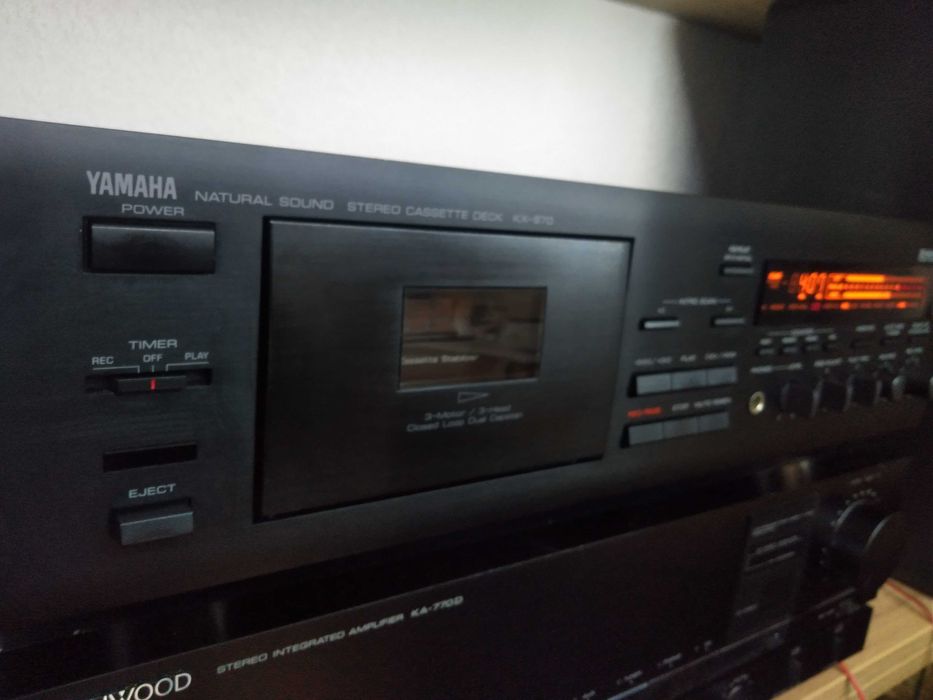 Yamaha KX 670 Cassette Tape Deck, 3 головки, закритий тракт