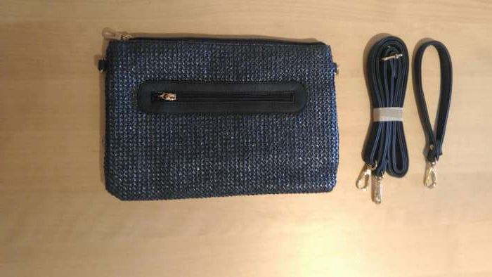 Clutch/Bolsa Tiracolo Rafia