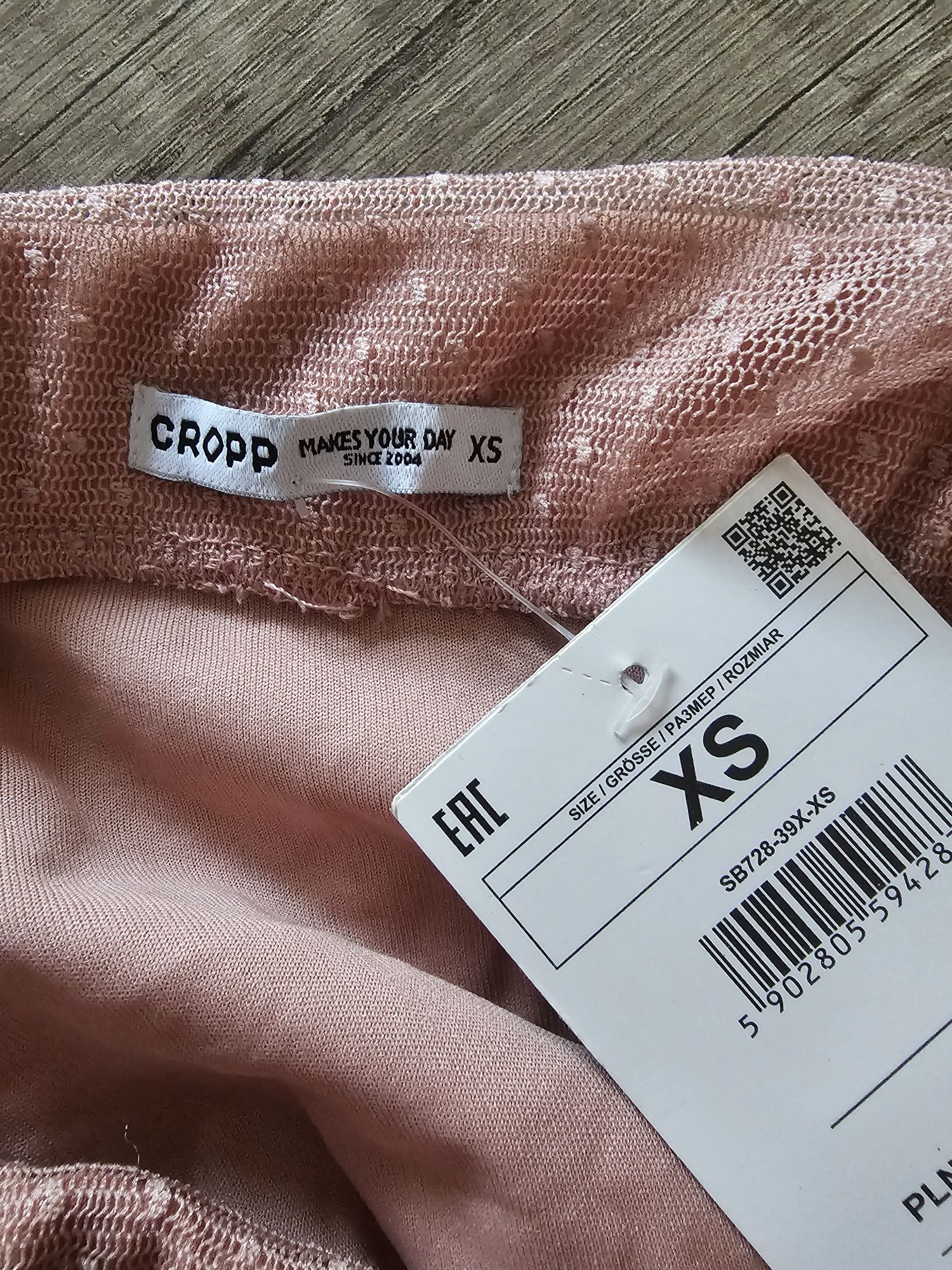 Spódniczka asymetryczna pudrowy róż r.XS Cropp