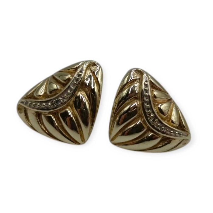 Złote kolczyki pr.333 8K na sztyft - Plus Lombard Nowa Sól