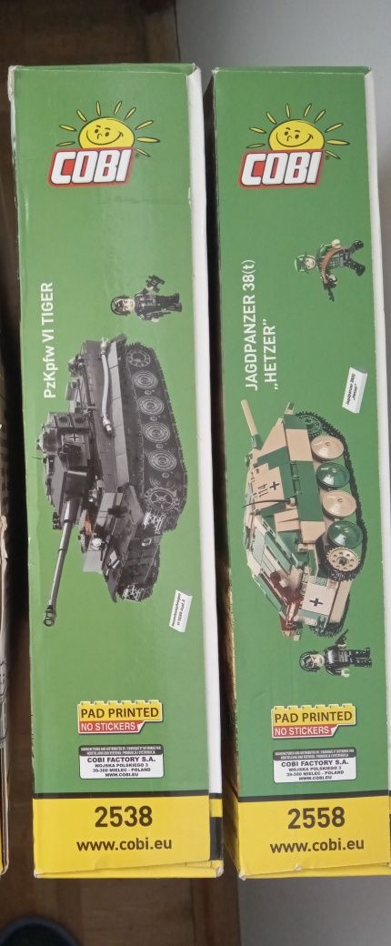 Zestaw czołgów Cobi Tygrys 2538 / Hetzer 2558