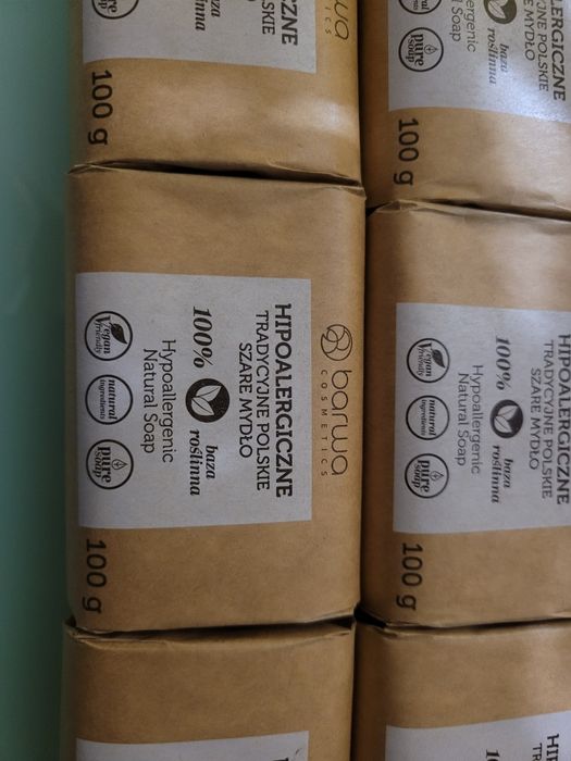 Mydło szare hipoalergiczne x 6