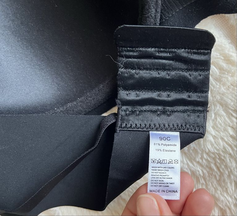 Чорний ліф бюстгалтер безшовний анжеліка 90С 85С