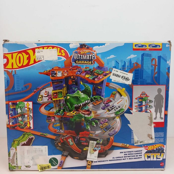 Zestaw Mattel Hot Wheels City GJL14 Mega Garaż Atak Dinozaura T-Rex h1