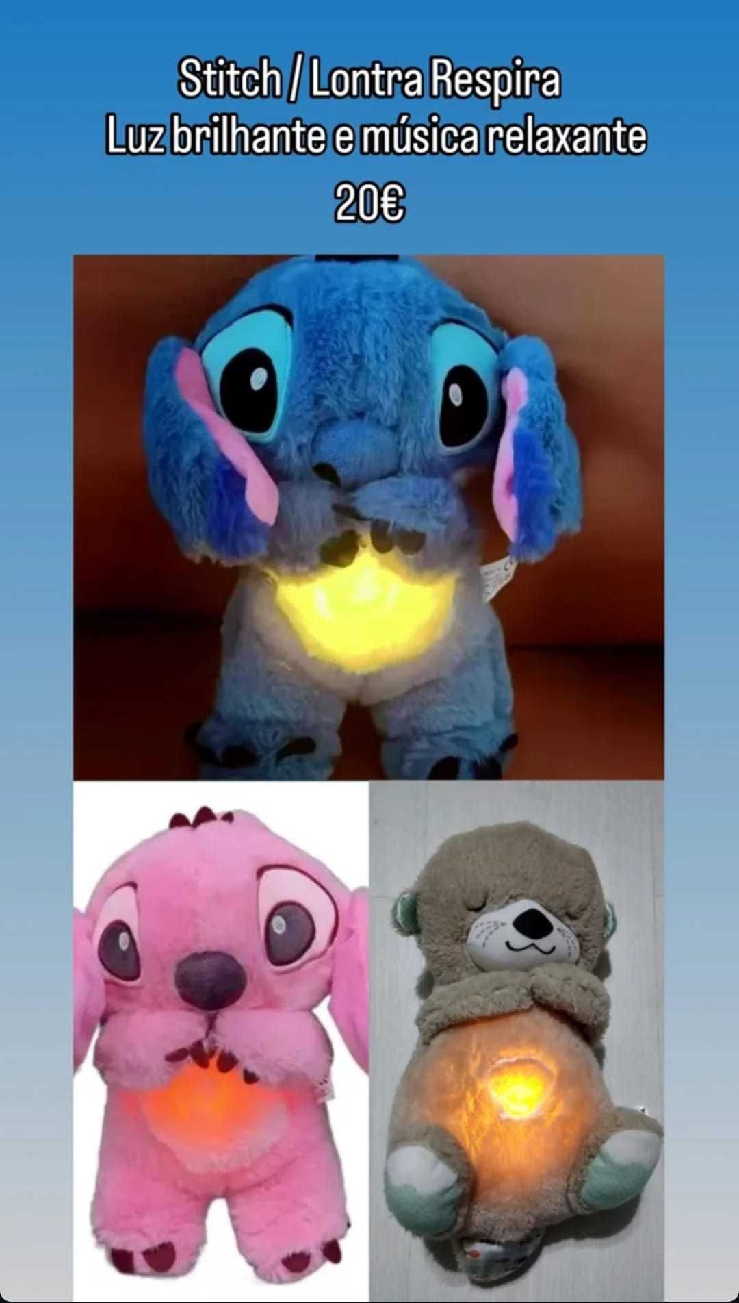 Stich / Lontra Respira Luz Brilhante e musica relaxante