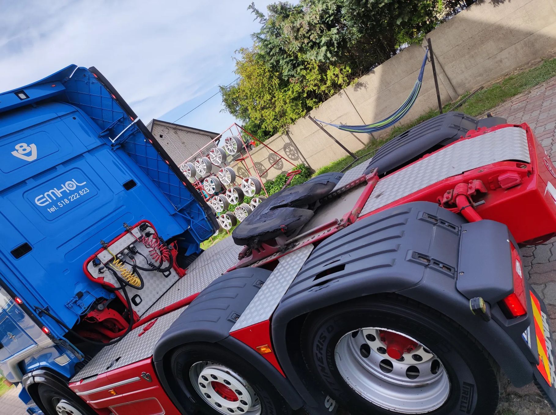 Scania V8 R520 6x2 Pusher 70ton R500  3 osiowy