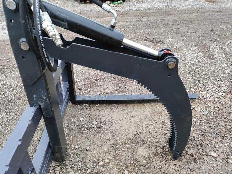 PROMOCJA-chwytak do kłód bel drzewa-na ramkę paleciaka-SZEROKO otwiera