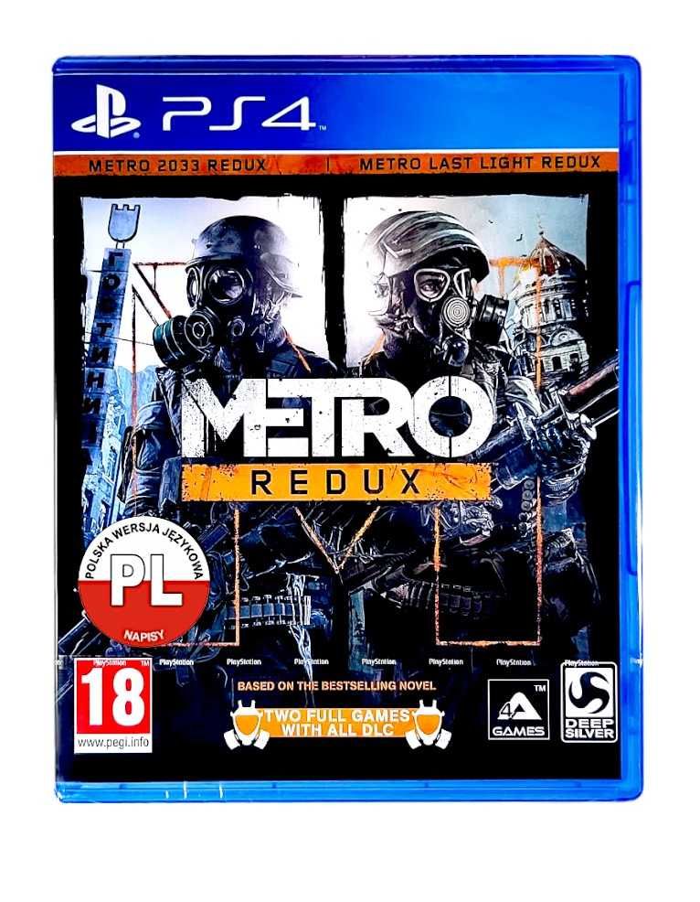 Metro 2023 Redux & Metro Last Light Redux / Gra PS4 / PerfectBlue /Wwa