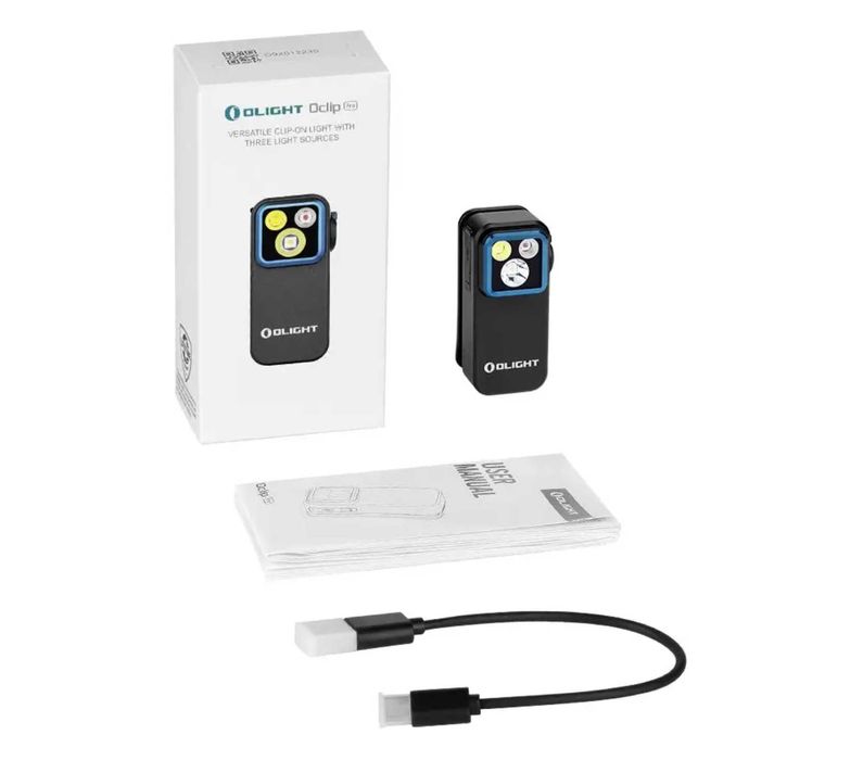 Olight Oclip PRO • Oclip Ultra Ліхтар Прищепка, 3 Типи Світла, Магніт