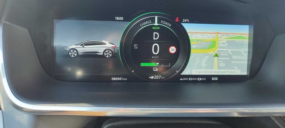 JAGUAR I-Pace  HSE 400EV  12/2018 года ТОП   панорама+ HUD+360кам