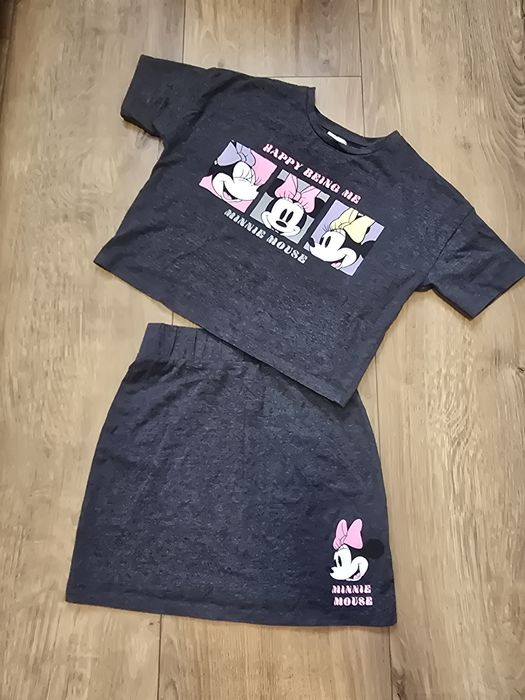 Komplet spódniczka i koszulka Minnie Mouse