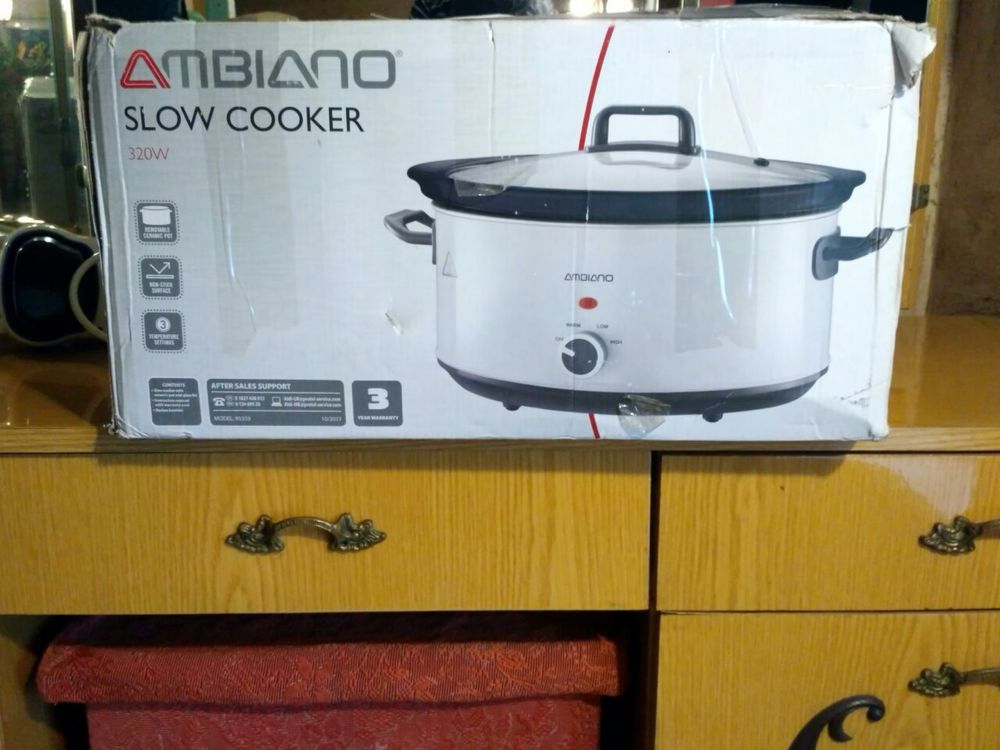 Мультиварка Ambino 320W Slow Cooker-White