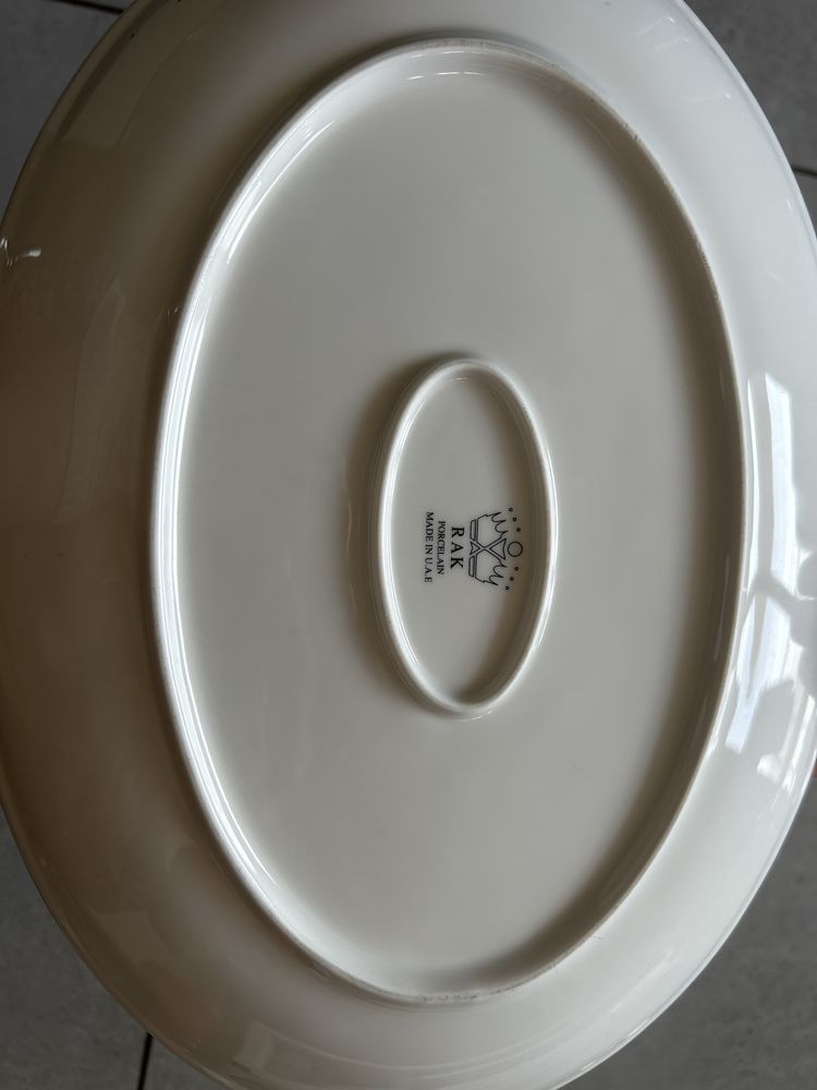 Talerzy z porcelany