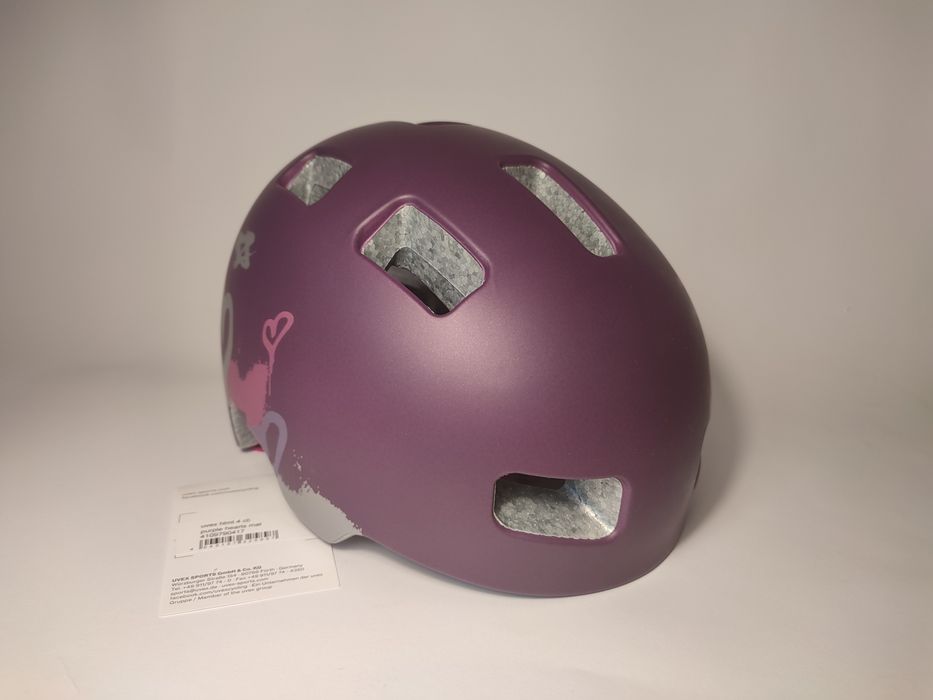 Kask Uvex hlmt 4 - purple hearts (55-58)