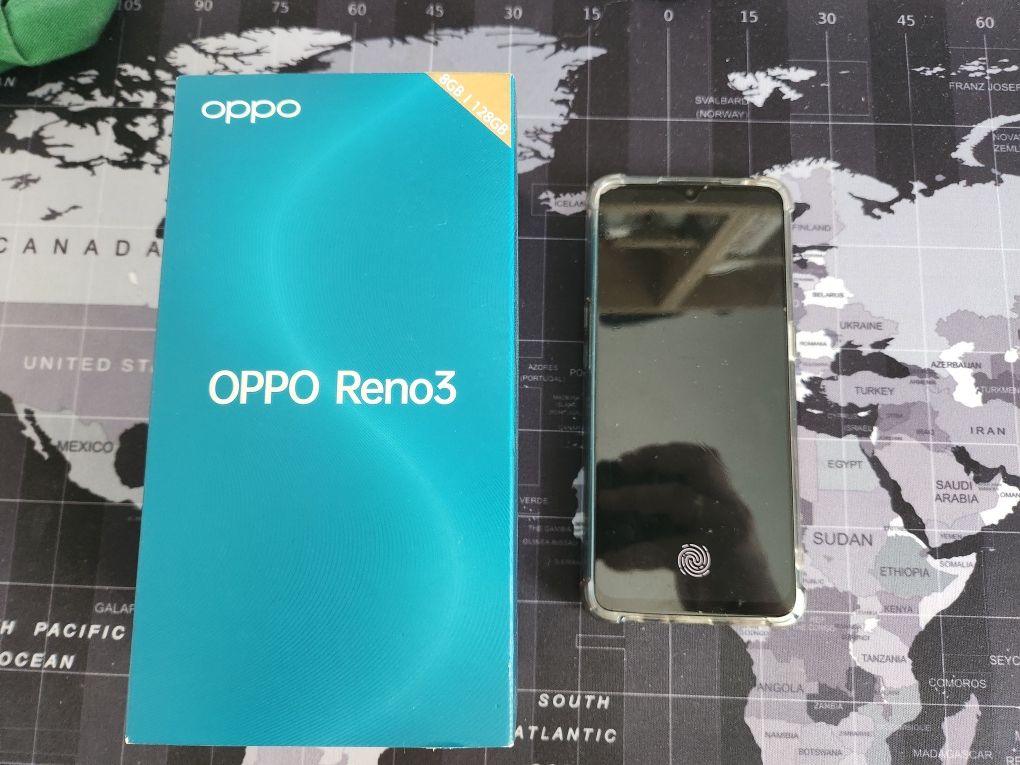 Oppo reno 3, kompletny w pełni sprawny, nowe słuchawki.