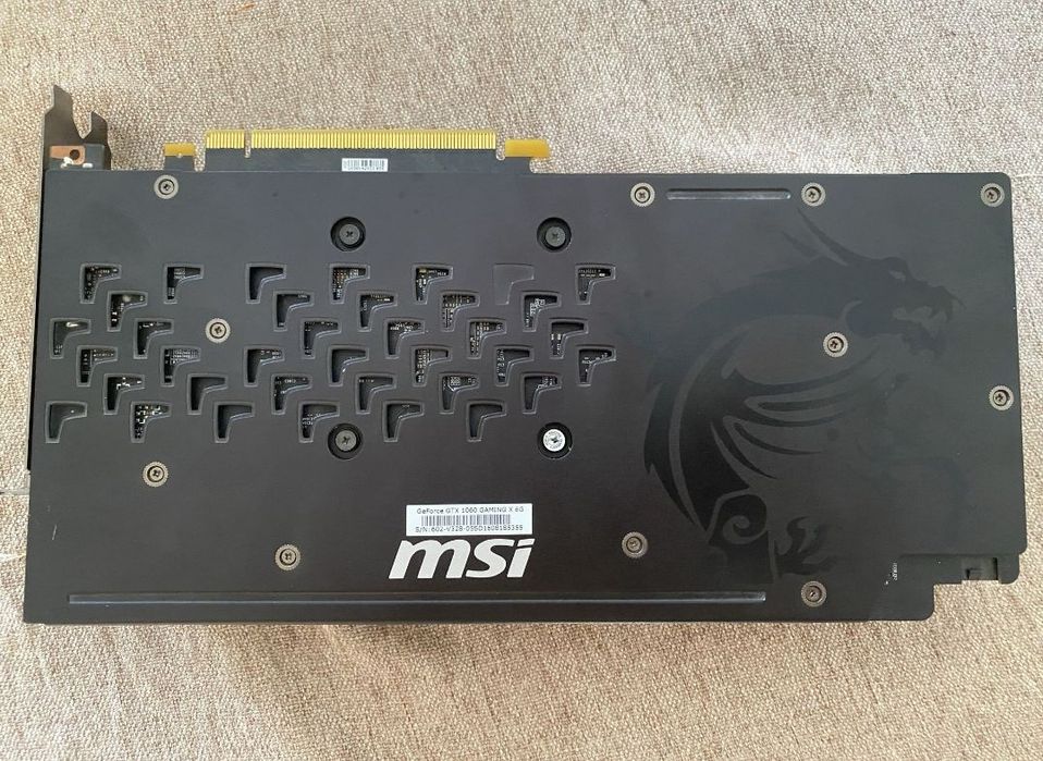 Karta graficzna MSI GeForce GTX 1060 Gaming X 6GB