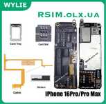 Набор Wylie для eSim iPhone 16 Pro / 16 Pro Max для установки SIM карт