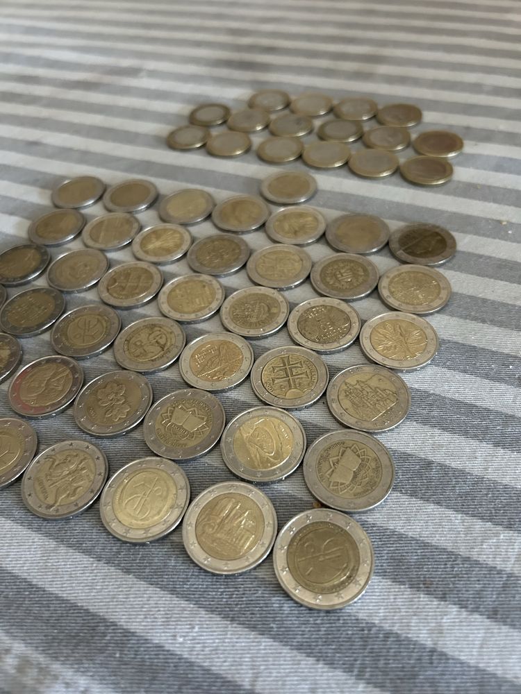 Moedas raras e comemorativas