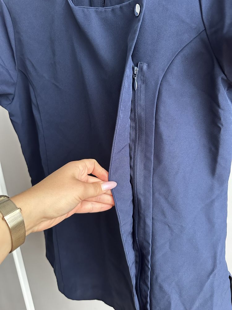 Bluzka,żakiet medyczny na zamek r.XL