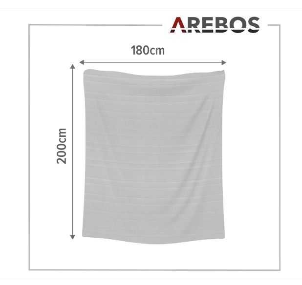 Koc ogrzewany elektrycznie 200x180 cm AREBOS