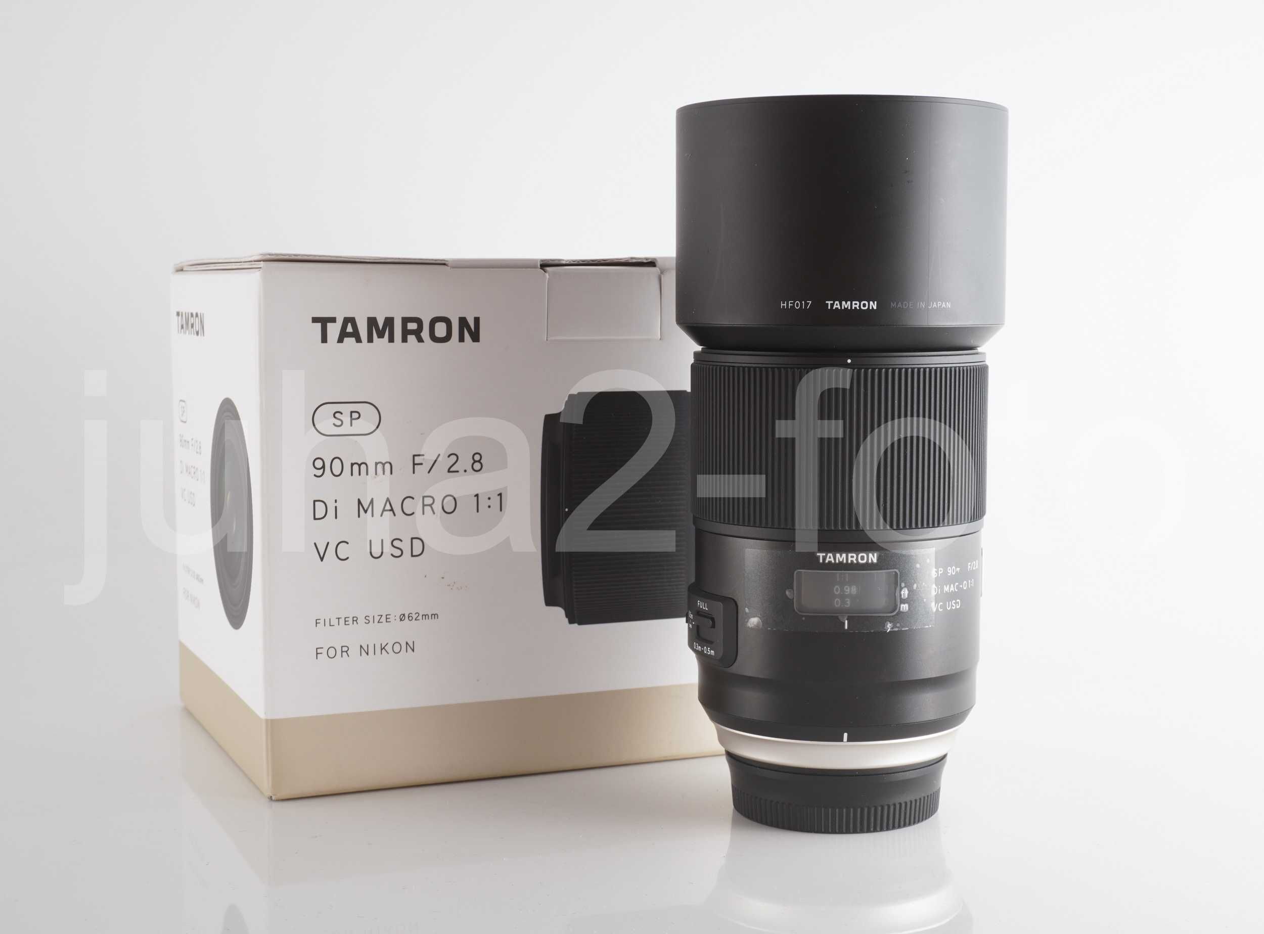 Tamron SP 90 mm f/2.8 Di Macro VC USD F017, stan deakny Nikon