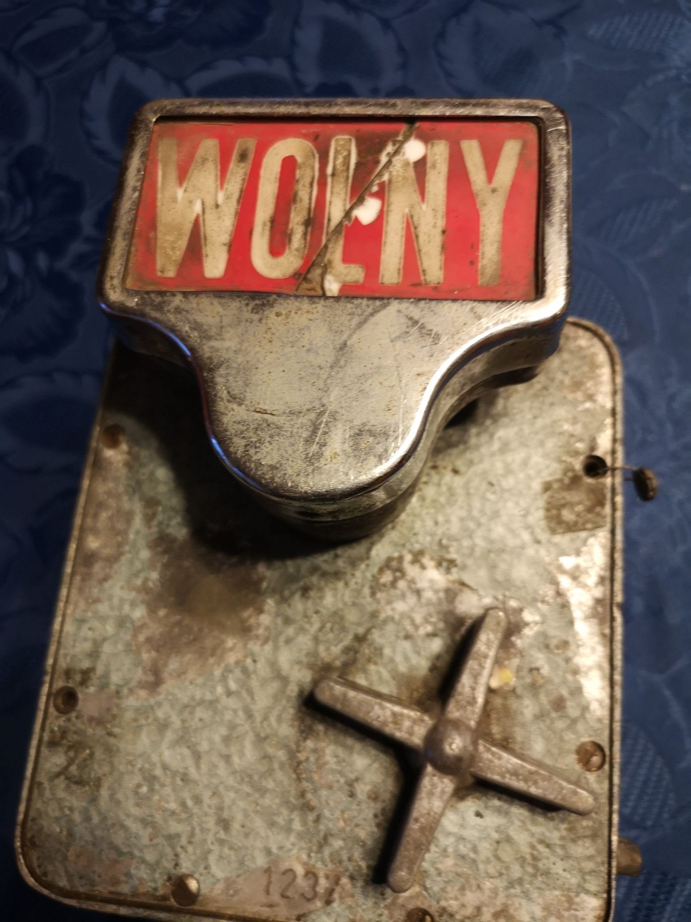 Taksometr nakręcany, zegarowy, mechaniczny, zabytkowy, PRL,
