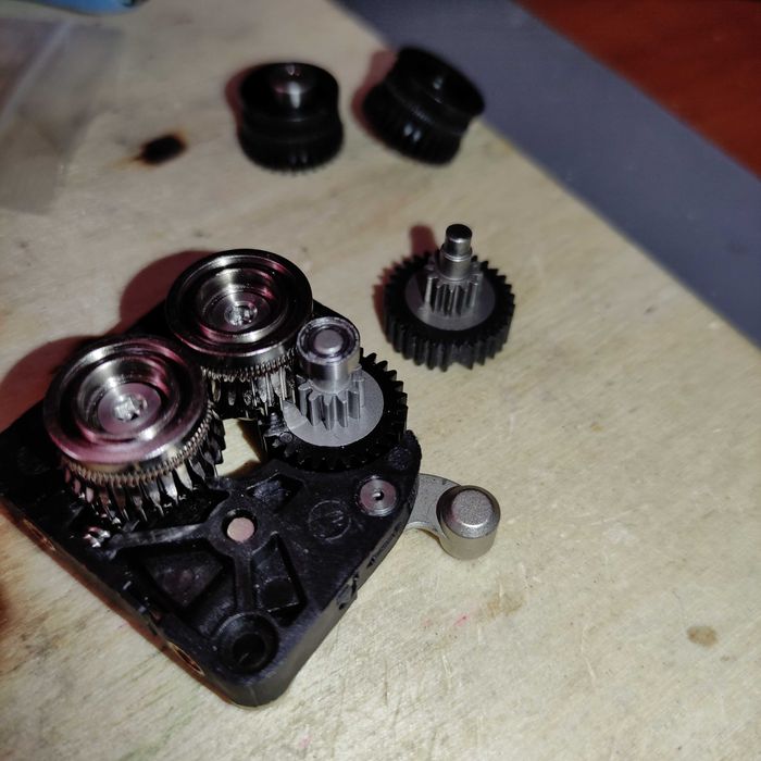 Екструдер до 3D принтера Creality K1/K1C/K1 MAX нові металеві шестерні