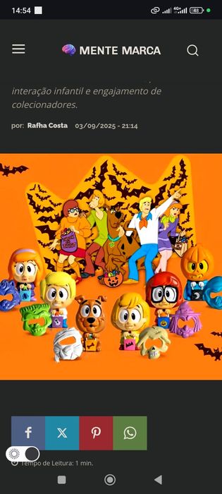 Figurino do Shaggy do desenho animado Scooby-doo