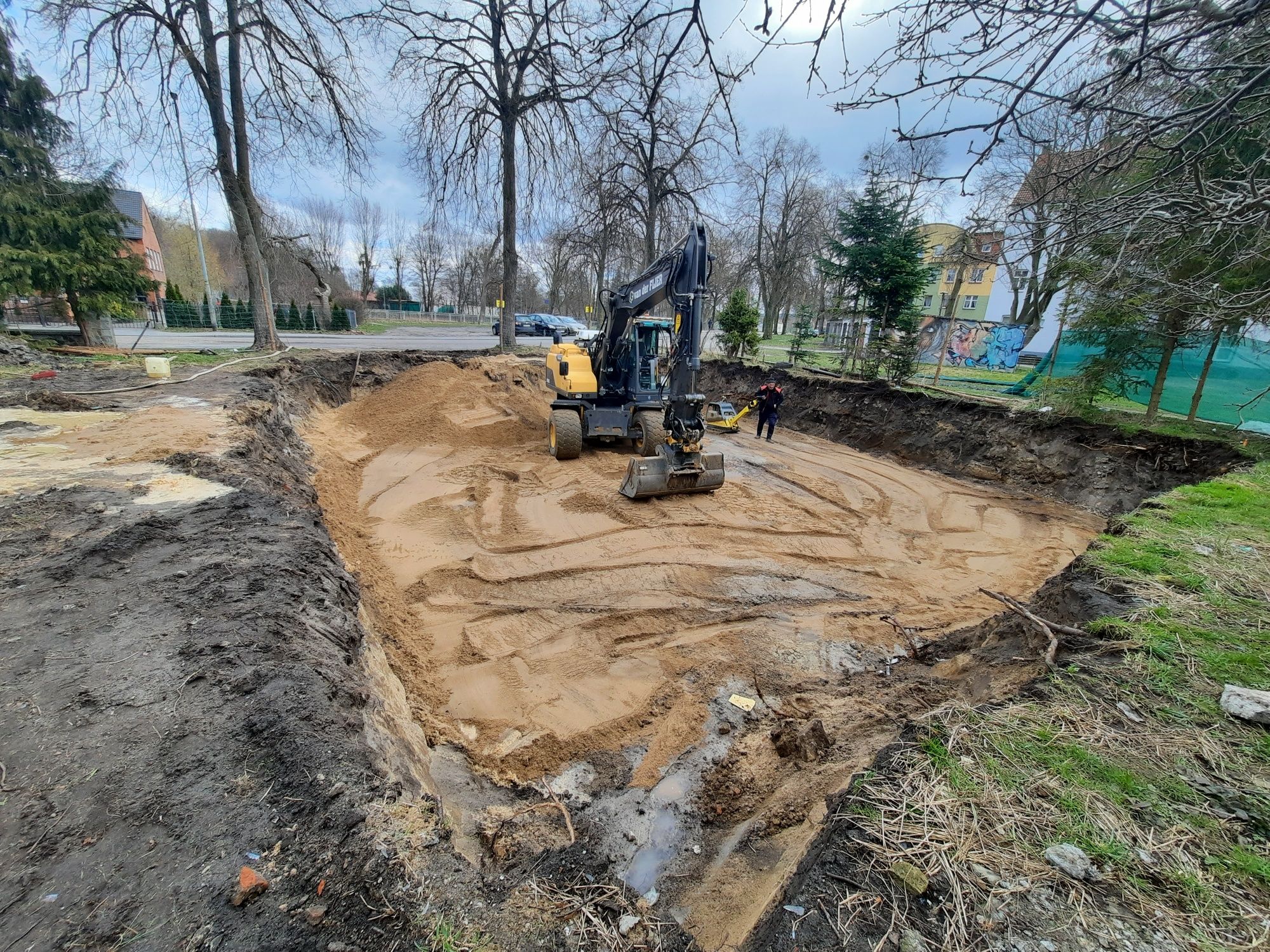 Usługi Koparką , Ładowarką Roboty ziemne