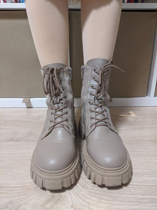 Ботінки чобітки черевики ботинки зима зимові шкіра