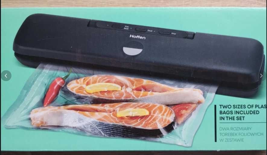 Zgrzewarka do pakowania próżniowego 110w czarna