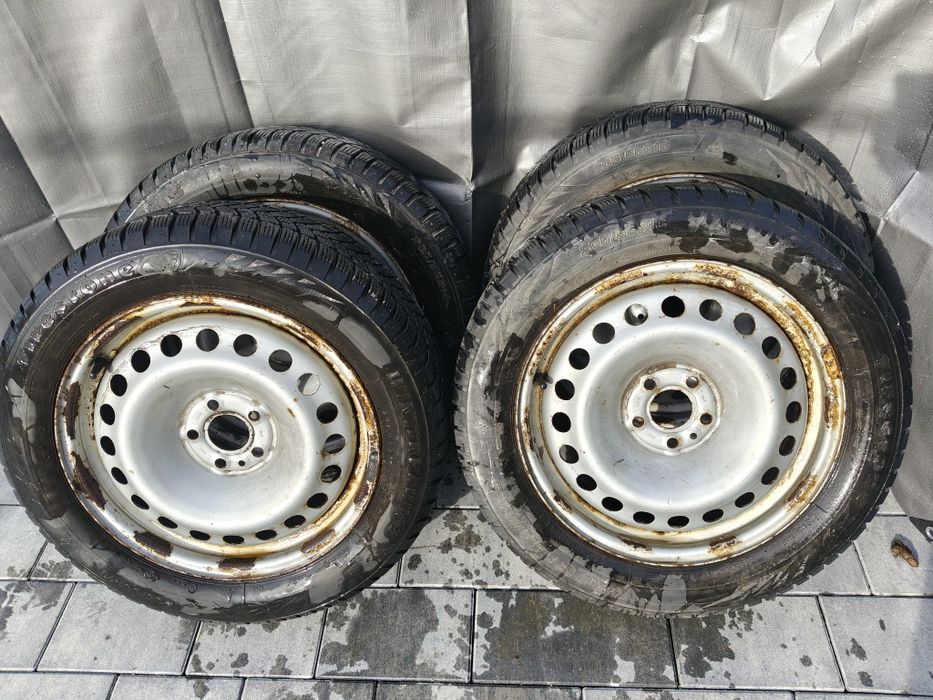 Felgi stalowe 16 5x98 ET 36,5 6J Fiat Doblo 3 opony zimowe  255/55/R16