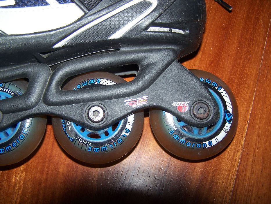 Patins em linha originais da marca Boomerang. Novos