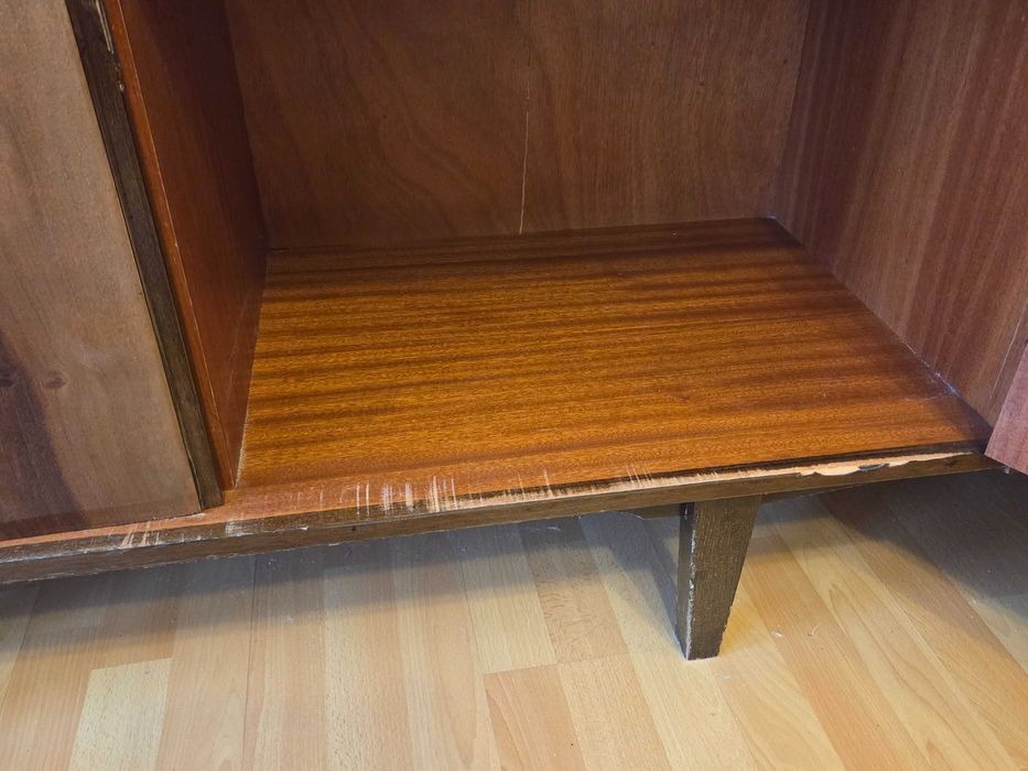 Meble PRL (połysk ciemne) do salonu (zestaw 3 modułów )