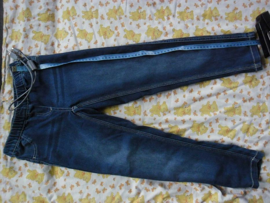 spodnie rozmiar 140 dla dziewczynki, podane wymiary