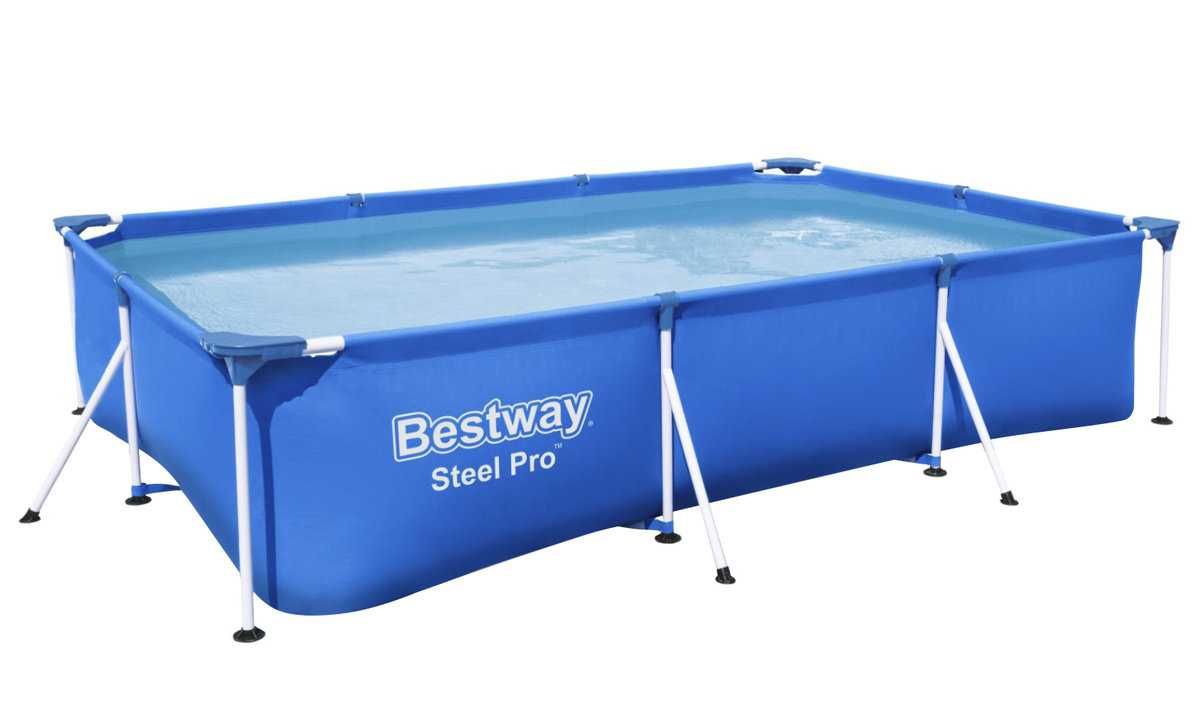 OGRODOWY BASEN prostokątny stelażowy 300x200 Bestway PRO DUŻY!