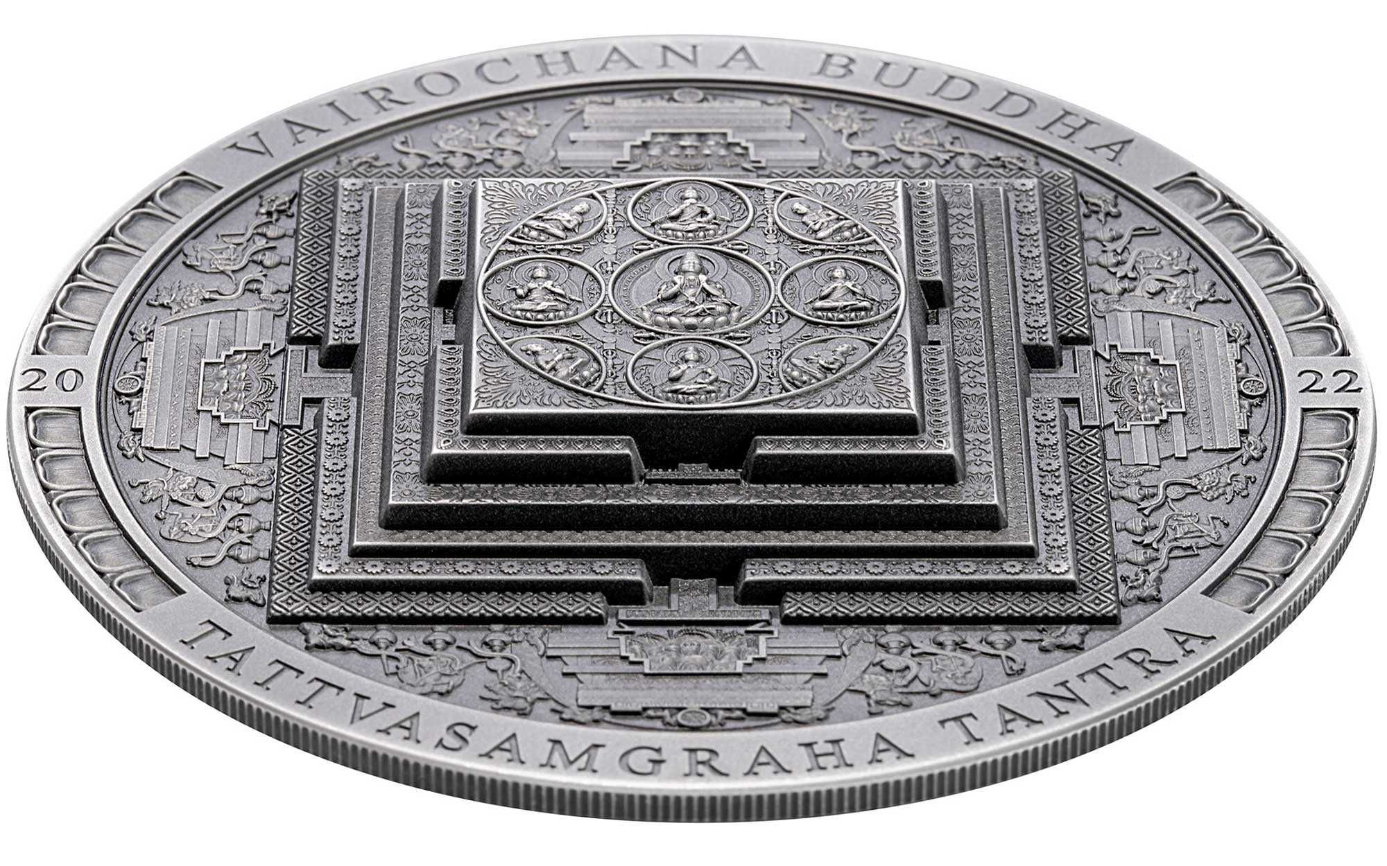 VAIROCHANA BUDDHA MANDALA Archeology Symbolism Antiqued Mongolia 2022
