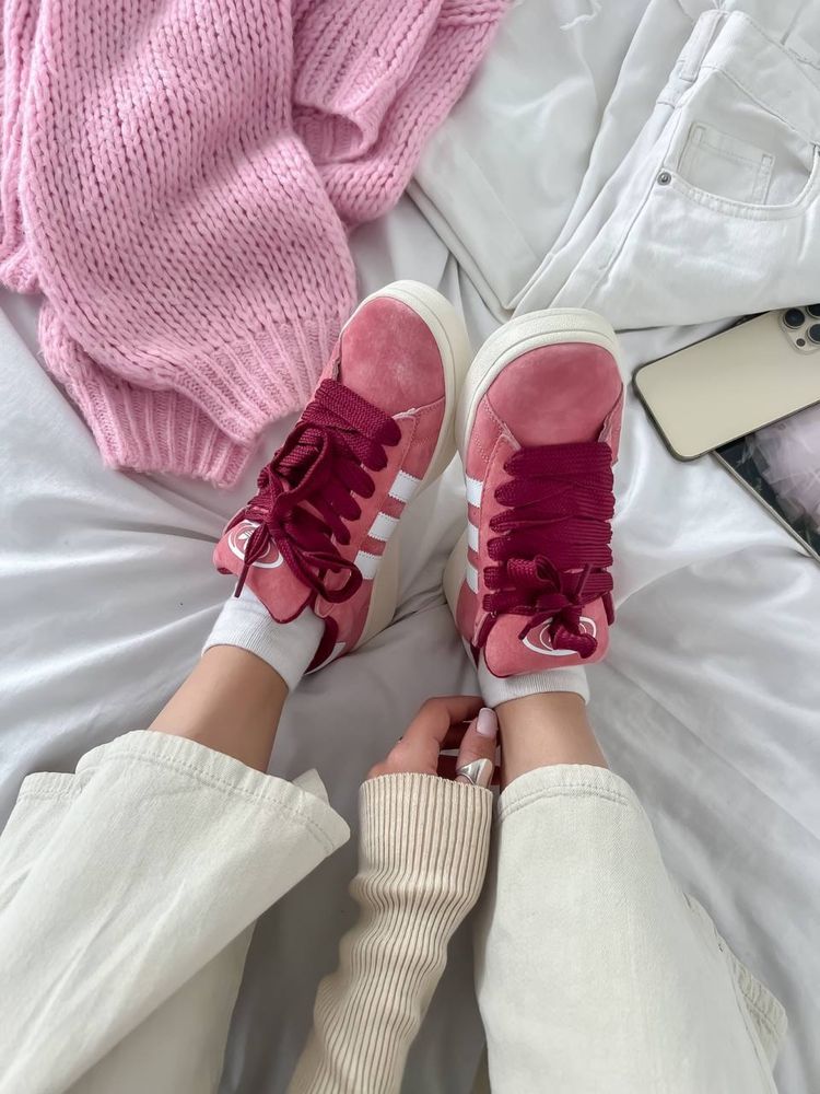 Жіночі кросівки Adidas Campus Pink | адідас форум