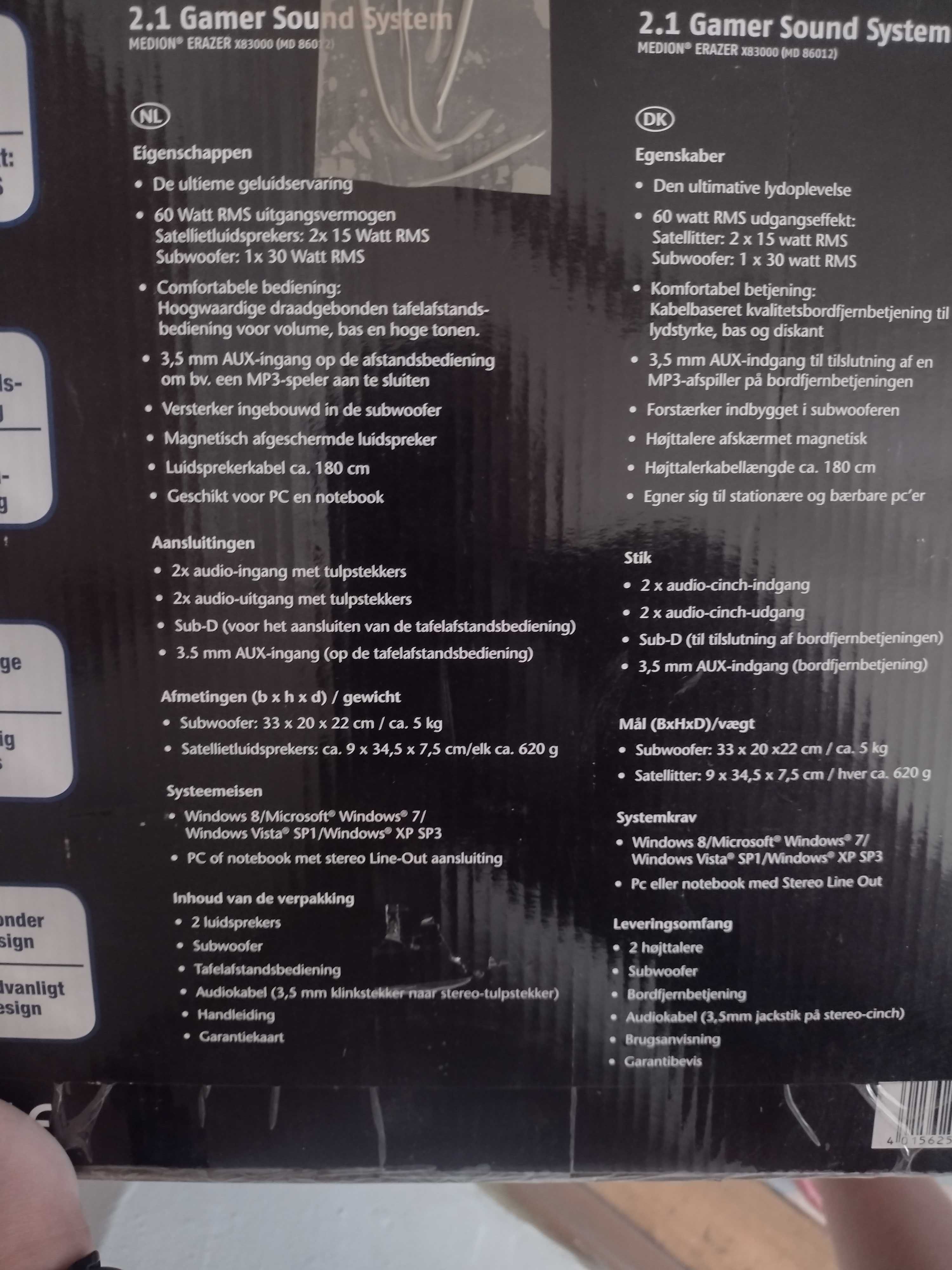 Gamer Sound System Głośniki
