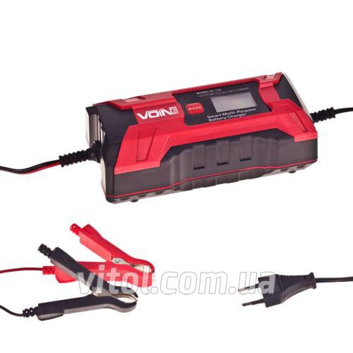 Зарядний пристрій VOIN VL-144 6&12V/0.8-4.0A/3-120AHR/LCD/Iмпульсний