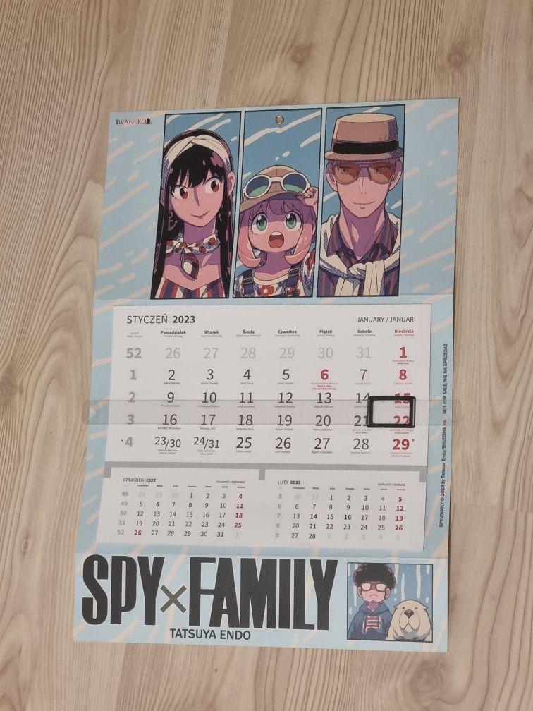 Kalendarz spy x family 2023