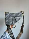 Torebka Dior saddle grey