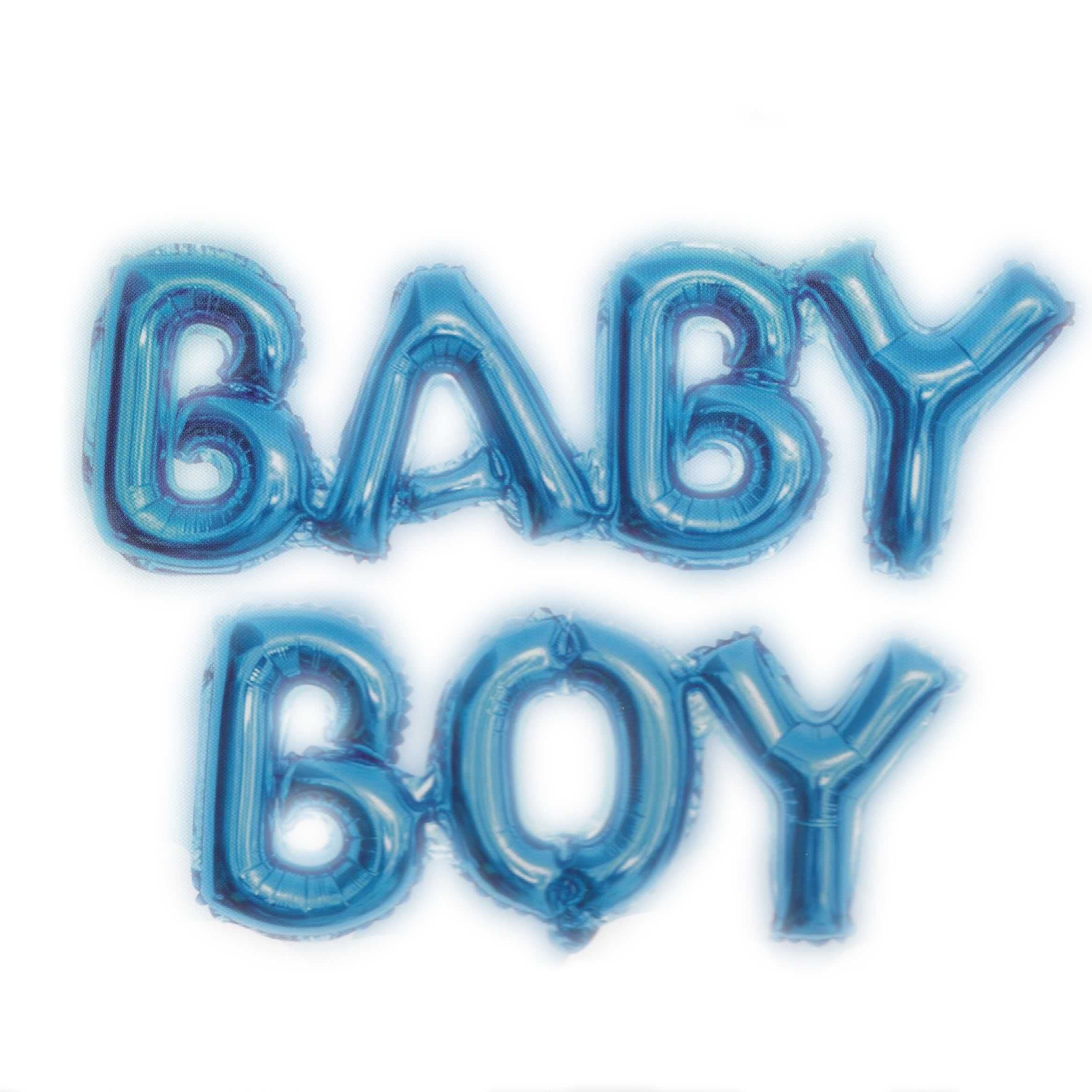 Artigos para festa - Balão de letras BABY BOY ou BABY GIRL