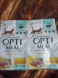 Opti Meal super premium сухий корм для котів курка 700г